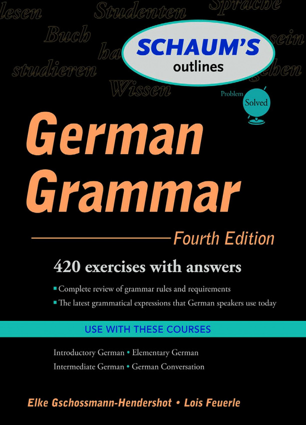 کتاب Schaum’s Outline of German Grammar