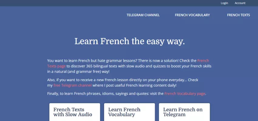 سایت All about French برای یادگیری زبان فرانسه