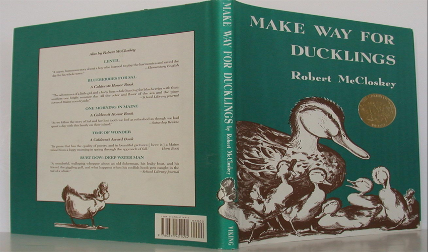 رمان انگلیسی آموزنده راه را برای جوجه اردک‌ها باز کنید (رابرت مک کلوسکی)
