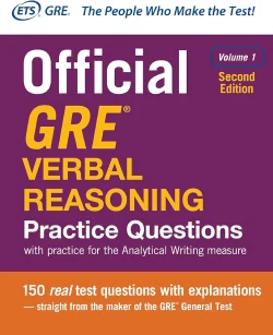 کتاب Official GRE Verbal Reasoning Practice Questions 