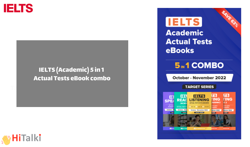 کتاب IELTS (Academic) 5 in 1 Actual Tests eBook combo