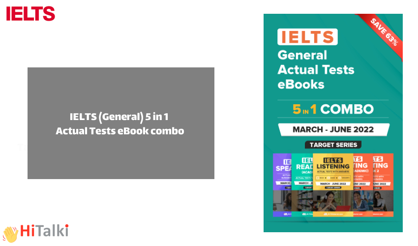 کتاب IELTS (General) 5 in 1 Actual Tests eBook combo