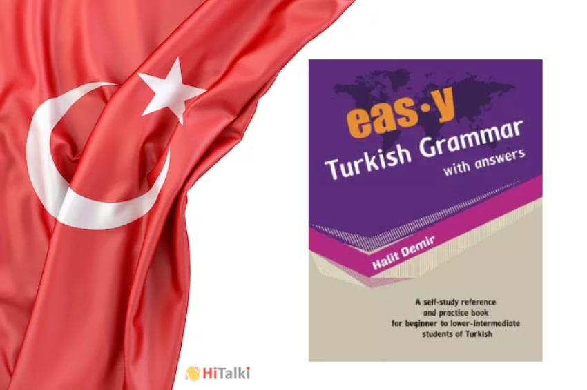 کتاب کتاب easy Turkish Grammar with answers برای یادگیری گرامر زبان ترکی