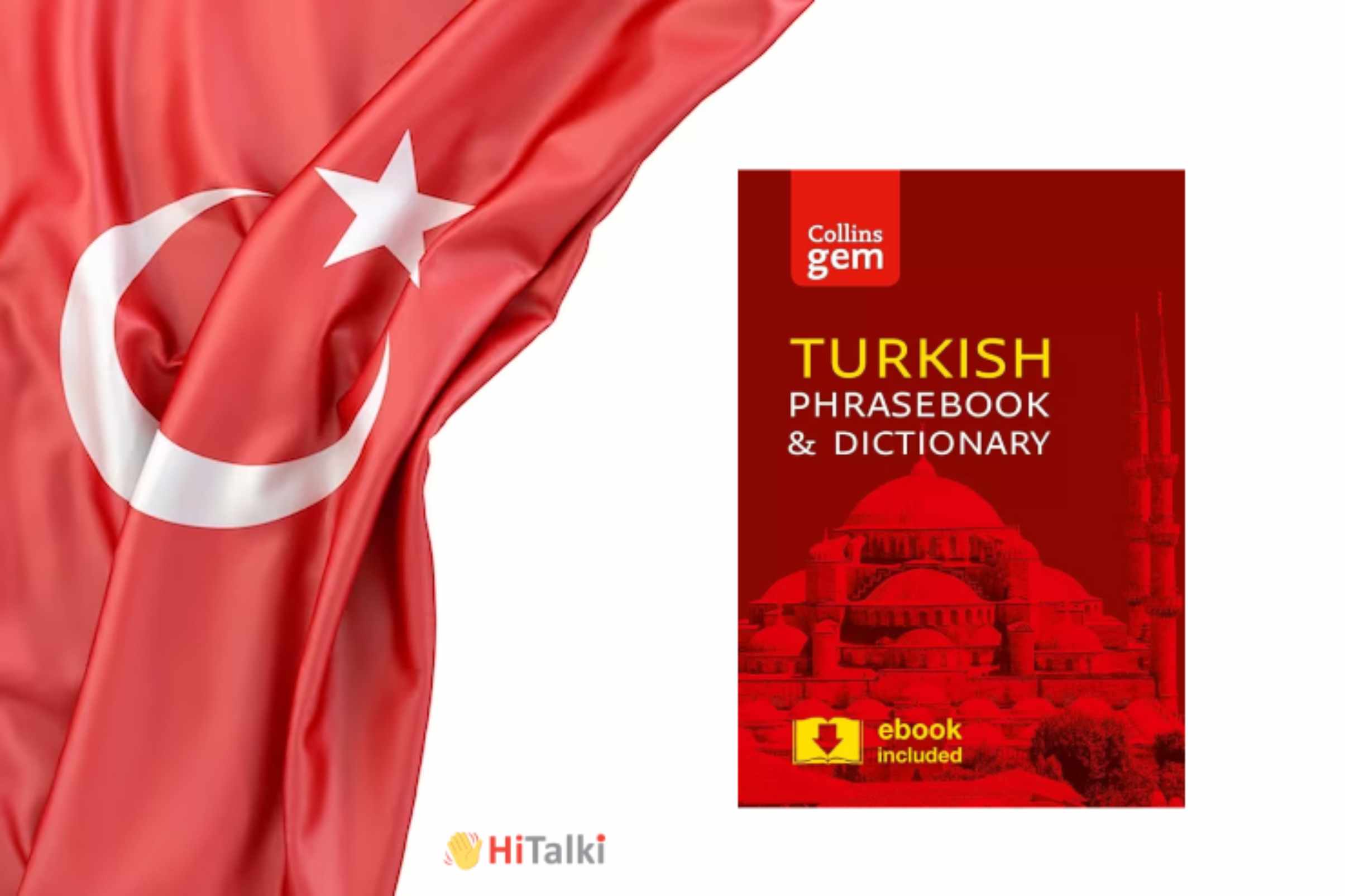 معرفی کتاب Collins Gem Turkish Phrasebook Dictionary برای زبان ترکی