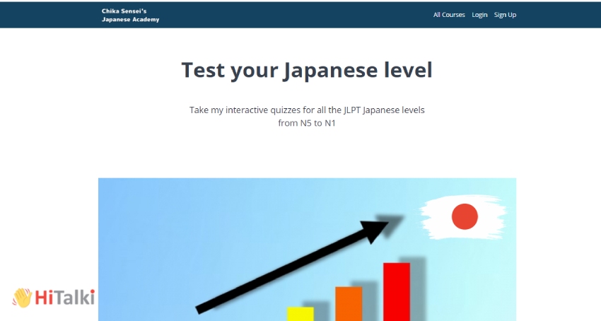 سایت japanasubi.teachable.com برای تعیین مهارت زبان ژاپنی
