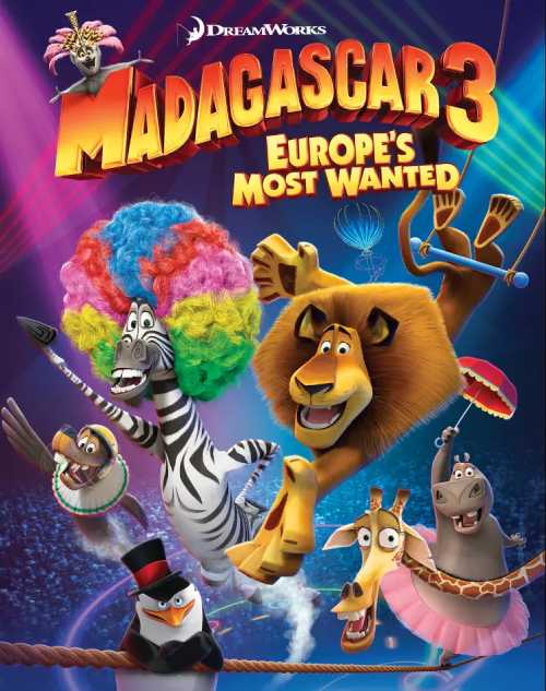 کارتون ماداگاسکار 3: تحت تعقیب ترین ها در اروپا (Madagascar 3: Europe’s most wanted)