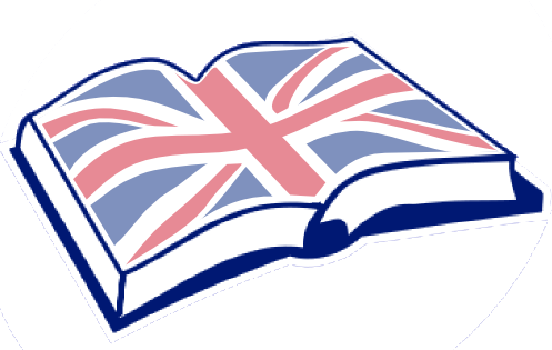 لوگو پرچم انگلیس به شکل کتاب
