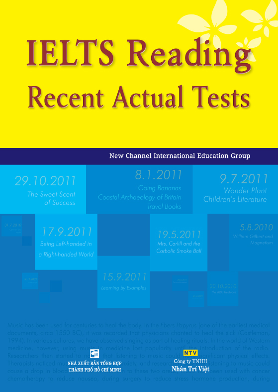 کتاب IELTS Reading Recent Actual Tests