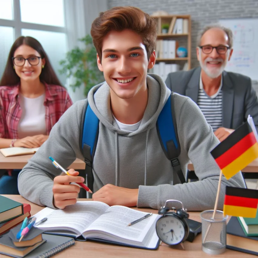 شرکت در کلاس های آموزش زبان آلمانی