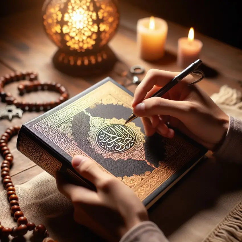قرآن روی میز