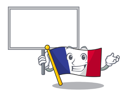 لوگو فانتزی پرچم فرانسه