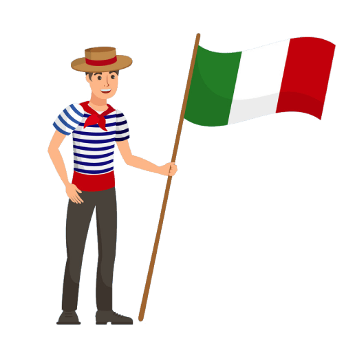 لوگو پرچم ایتالیا