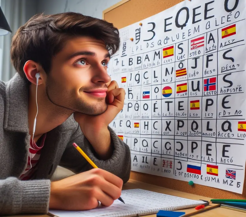 ساده ترین روش برای یادگیری تافظ حروف زبان اسپانیایی