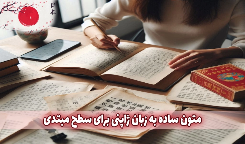 متون ساده به زبان ژاپنی برای سطح مبتدی