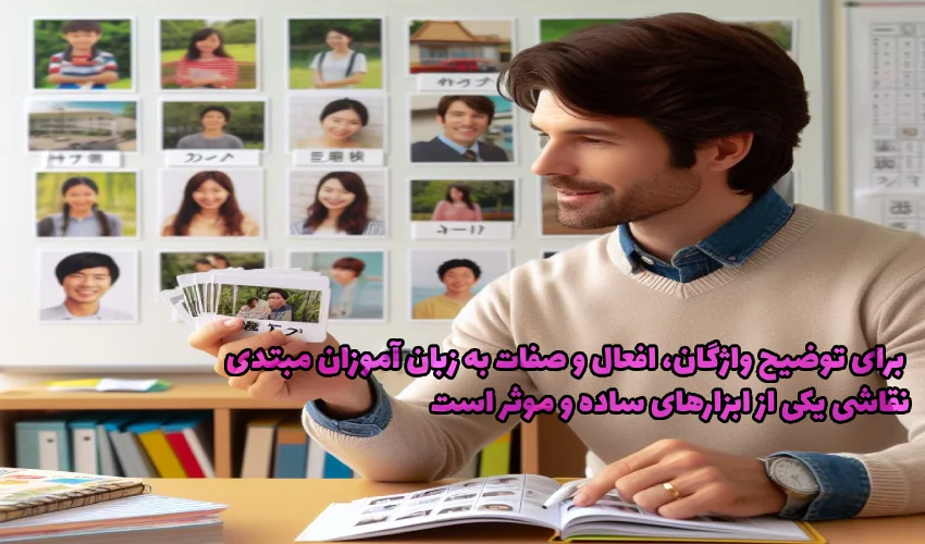 برای تدریس زبان به مبتدی ها، نقاشی کردن را یاد بگیرید