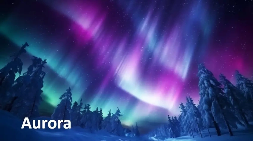 Aurora شفق قطبی - یکی از زیباترین کلمات انگلیسی