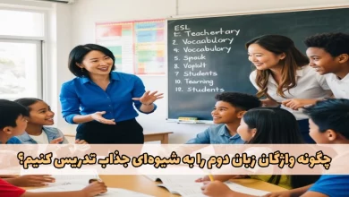 تدریس واژگان زبان دوم به زبان‌ آموزان