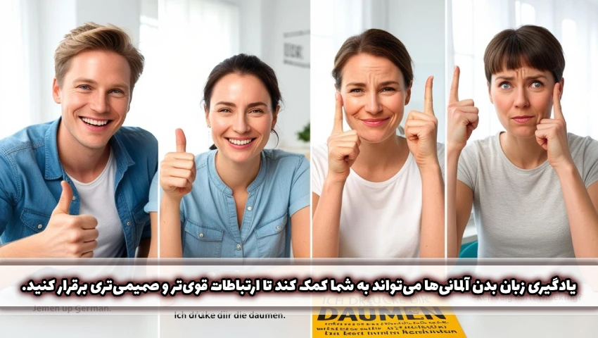 نشانه‌ های زبان بدن آلمانی‌ ها