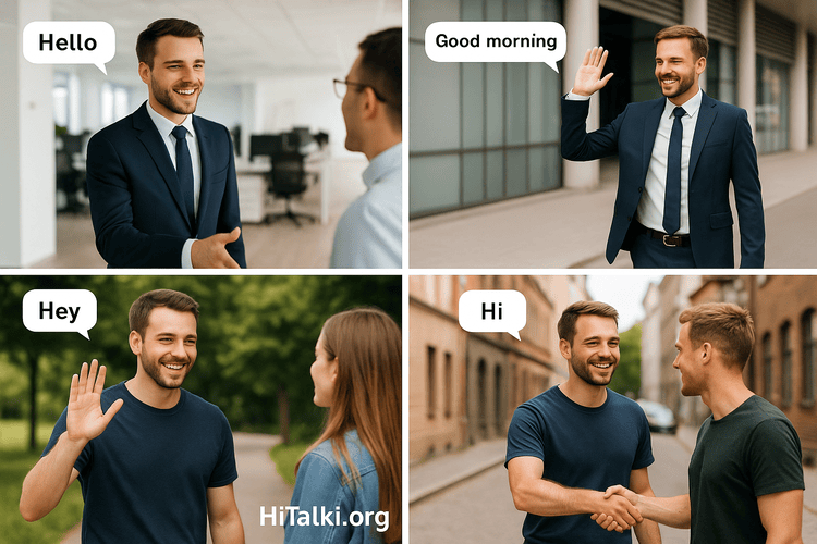 سلام و احوالپرسی انگلیسی با ترجمه فارسی