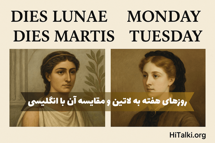 روزهای هفته به لاتین