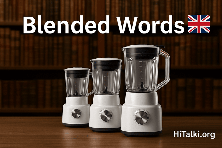 Blended Words – واژه‌های ترکیبی با نماد بلندر در انگلیسی