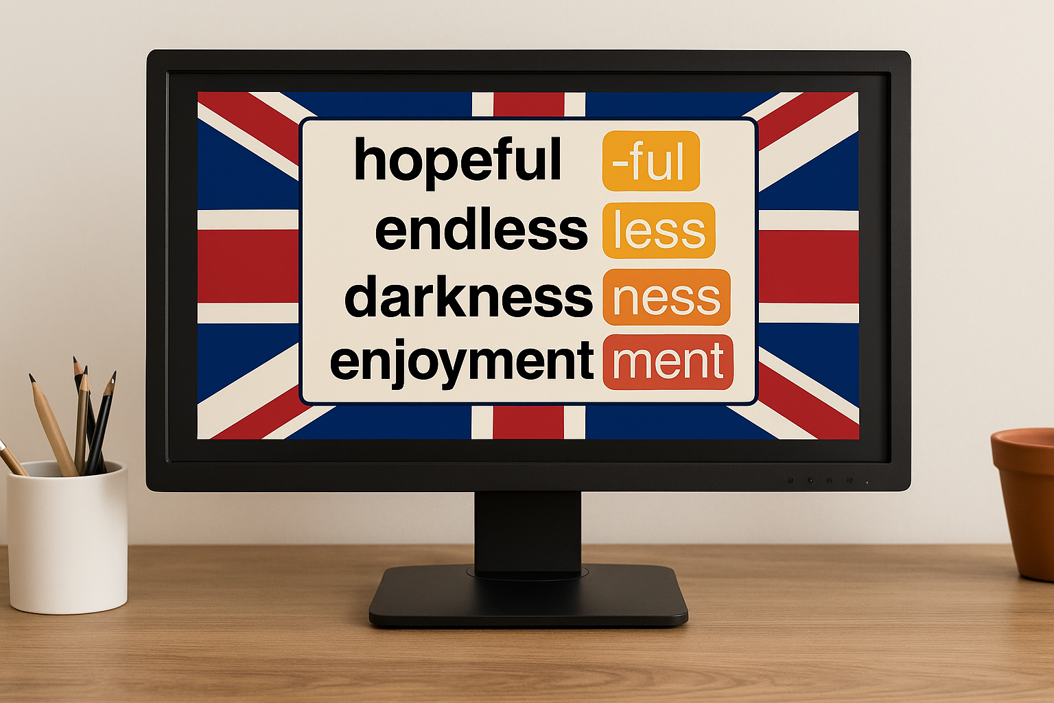 جدول و آموزش پسوندهای رایج در زبان انگلیسی همراه با معنی، مثال و تلفظ