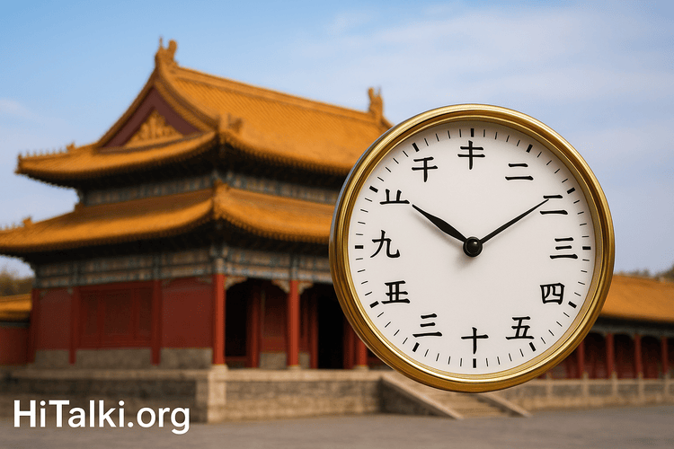 یادگیری گفتن ساعت به زبان چینی با مثال‌ها و آموزش تصویری