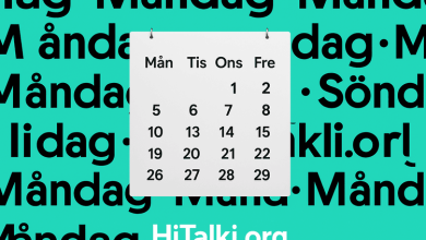 روزهای هفته به زبان سوئدی | آموزش کامل تلفظ و معنی