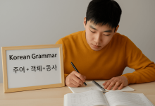 آموزش گرامر زبان کره‌ای به صورت قدم‌به‌قدم برای مبتدیان – یادگیری ساخت جمله، صرف فعل‌ها و قواعد پایه در زبان کره‌ای