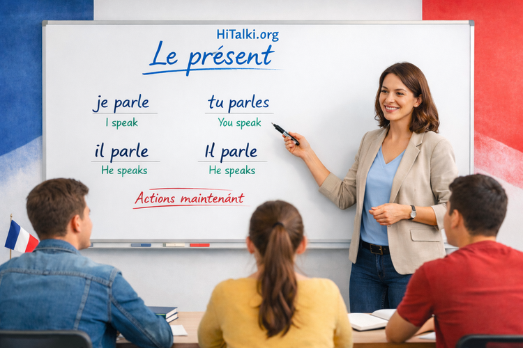 آموزش زمان حال در زبان فرانسه به زبان ساده به همراه مثال