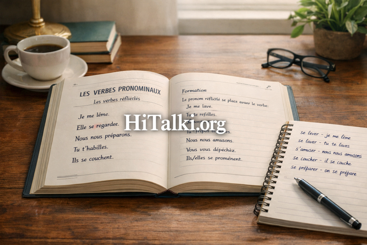 آموزش افعال انعکاسی در زبان فرانسه با مثال و جدول صرف فعل