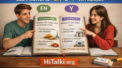 یادگیری ضمایر en و y در زبان فرانسه
