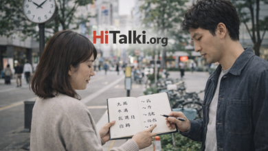 گفتن ساعت به زبان ژاپنی در خیابان