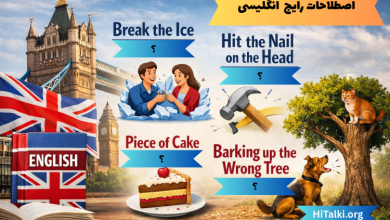 اصطلاحات رایج انگلیسی با معنی فارسی همراه با نمادهای انگلیس و لوگوی هایتاکی
