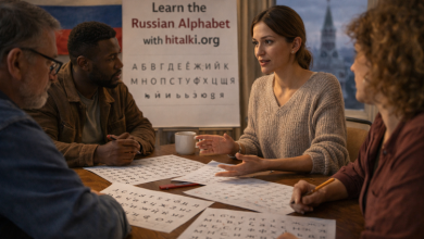 راهنمای کامل یادگیری الفبای روسی: ۳۳ حرف سیریلیک با تلفظ فارسی و مثال‌های کاربردی، تمرین تعاملی و نکات طلایی برای یادگیری سریع و آسان