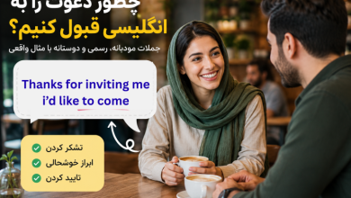 قبول دعوت انگلیسی به صورت مودبانه در مکالمه واقعی