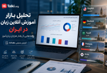 تحلیل بازار آموزش آنلاین زبان در ایران و بررسی رفتار هزاران زبان‌آموز در گزارش HiTalki